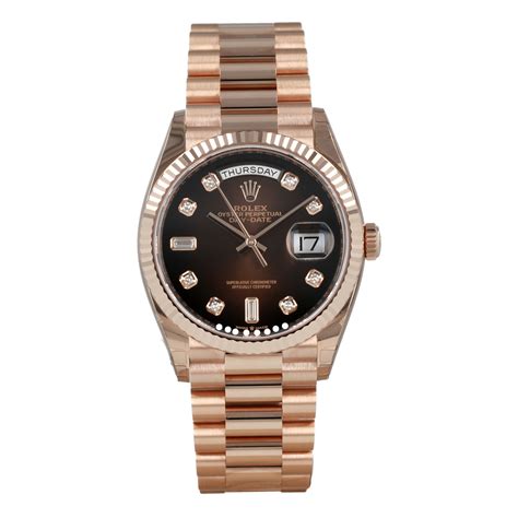 rolex day date gold|rolex gold day date 36mm.